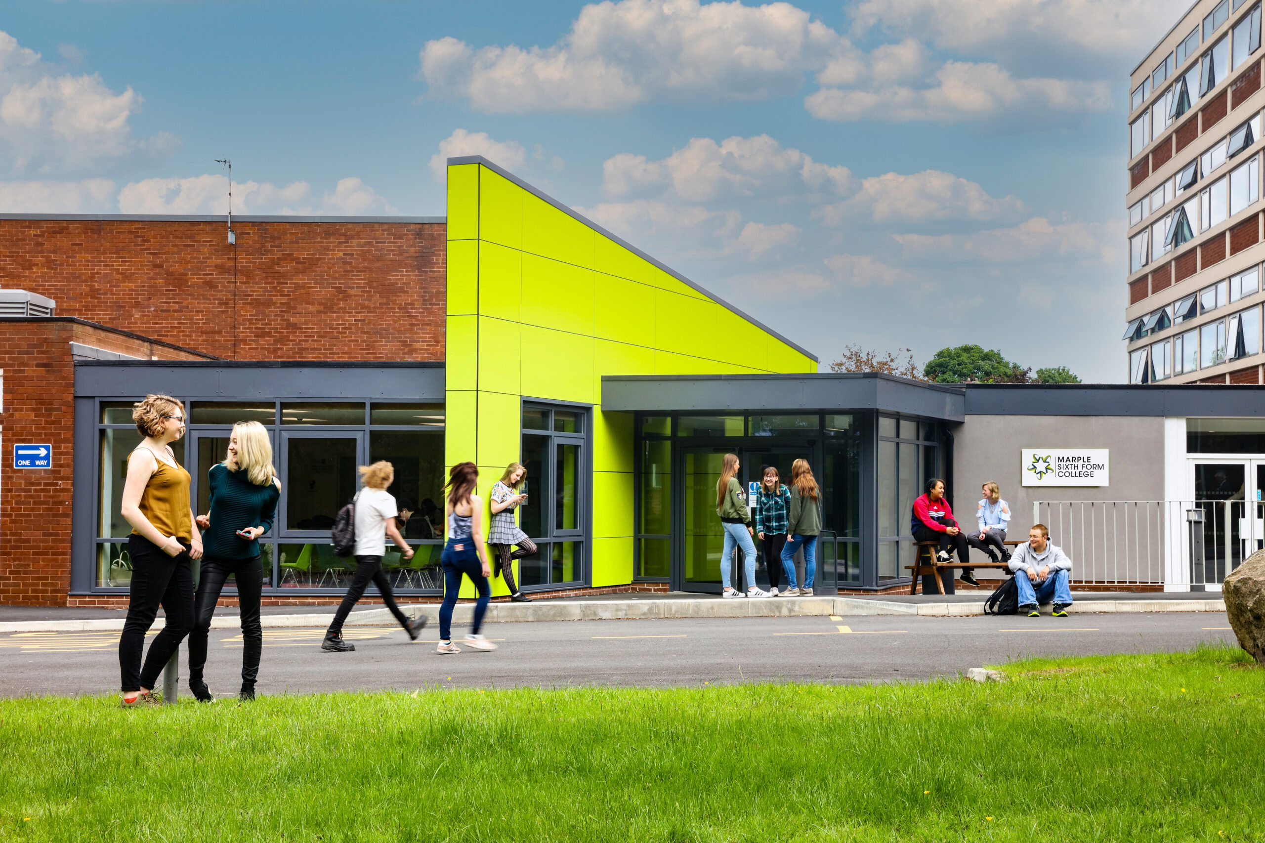 marple sixth form college exterior