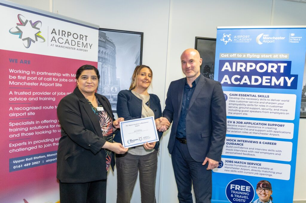 Venus Yarahmady with Gareth Burrow and Cosar Farooq